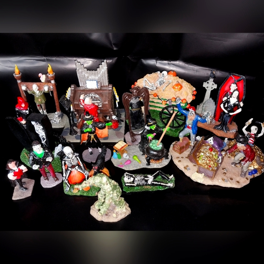 Lemax Spooky Town Halloween Figurine Collection